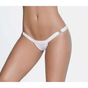 Mapale - Low v Clip on Thong - White